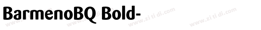 BarmenoBQ Bold字体转换